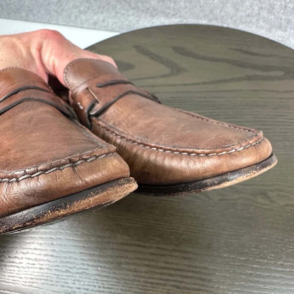 Santoni penny loafers